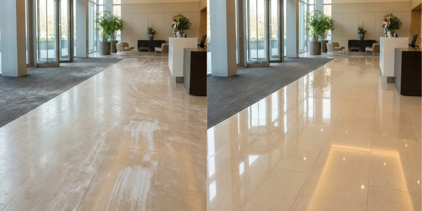 Офісна підлога під загрозою: чому звичайне прибирання не допомагає? 1